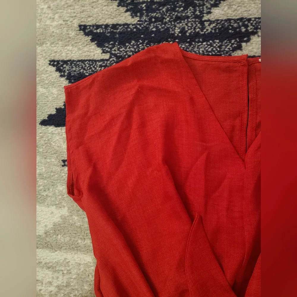 Red Romper Size Small - Picture 3 of 4